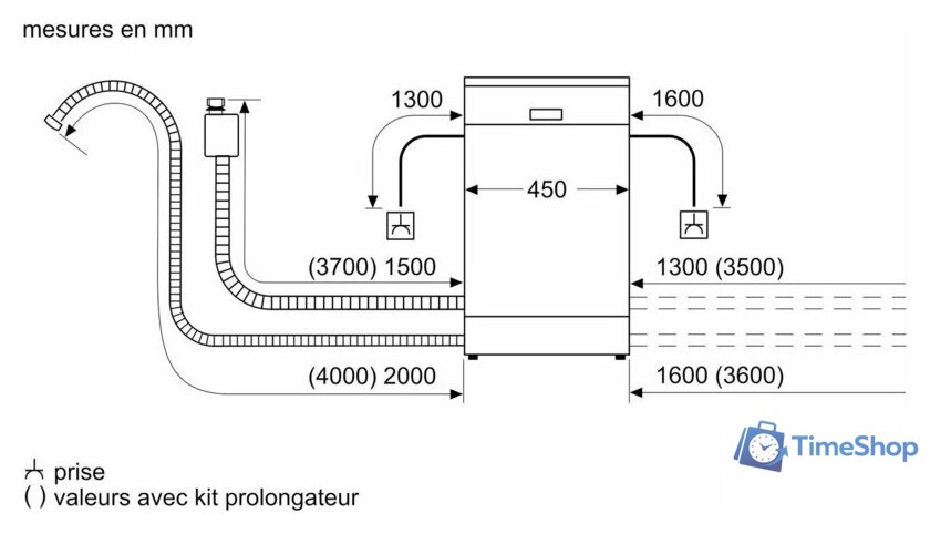 Встраиваемая посудомоечная машина Siemens iQ500 SR65EX09ME - Изображение №9 — Интернет-магазин Time-Shop
