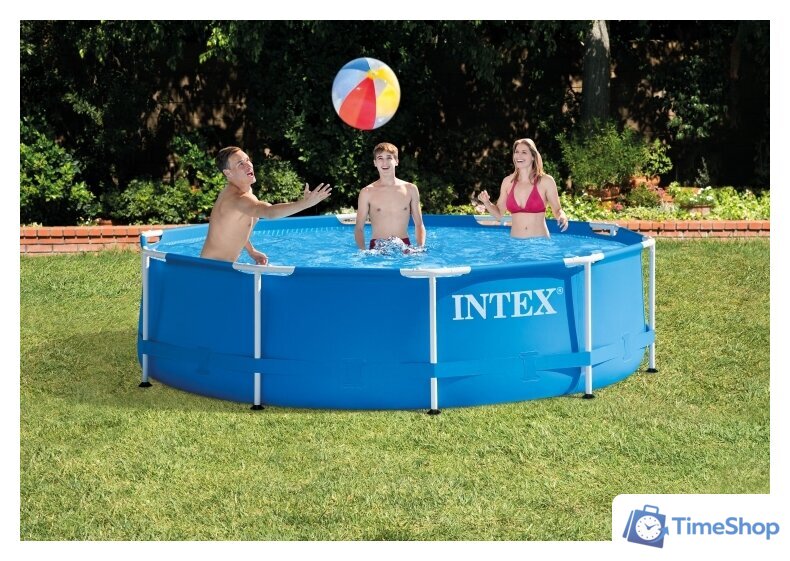 Каркасный бассейн Intex Metal Frame 305х76 (56997/28200) - Изображение №2 — Интернет-магазин Time-Shop
