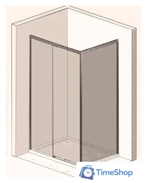 Душевой уголок Vincea Garda VSR-1G1014CL (хром/прозрачное) - Изображение №4 — Интернет-магазин Time-Shop