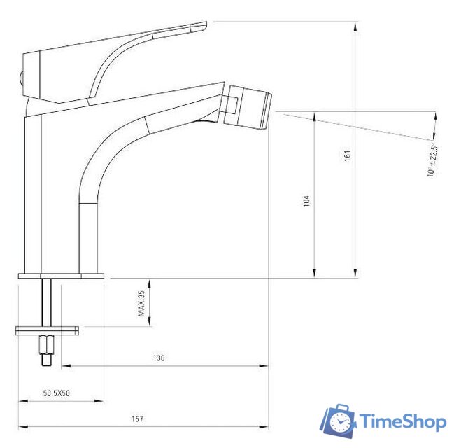 Смеситель Deante Hiacynt BQH A30M - Изображение №2 — Интернет-магазин Time-Shop