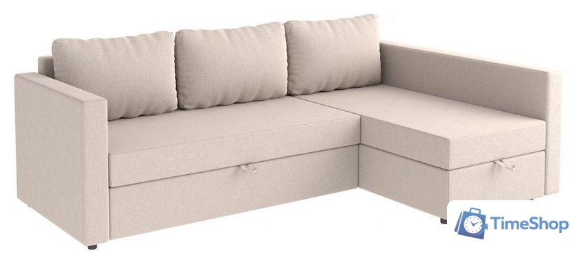 Угловой диван Mio Tesoro Тилаус длинный подлокотник (Сream) - Изображение №1 — Интернет-магазин Time-Shop