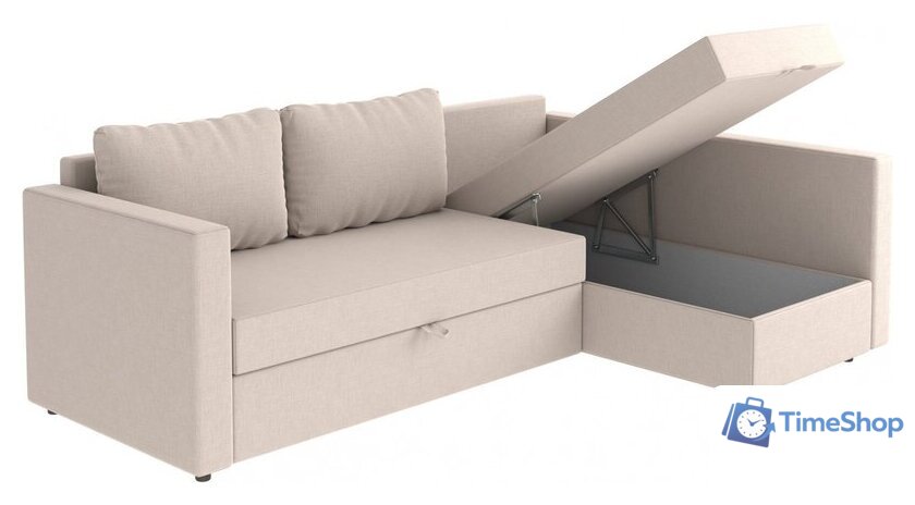 Угловой диван Mio Tesoro Тилаус длинный подлокотник (Сream) - Изображение №3 — Интернет-магазин Time-Shop