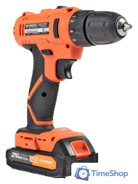 Дрель-шуруповерт Patriot BR 189 UES 180301549 (с 2-мя АКБ, кейс) - Изображение №4 — Интернет-магазин Time-Shop