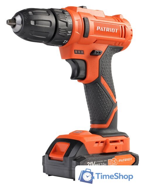 Дрель-шуруповерт Patriot BR 189 UES 180301549 (с 2-мя АКБ, кейс) - Изображение №1 — Интернет-магазин Time-Shop