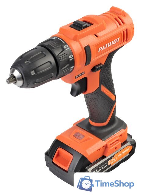 Дрель-шуруповерт Patriot BR 189 UES 180301549 (с 2-мя АКБ, кейс) - Изображение №9 — Интернет-магазин Time-Shop