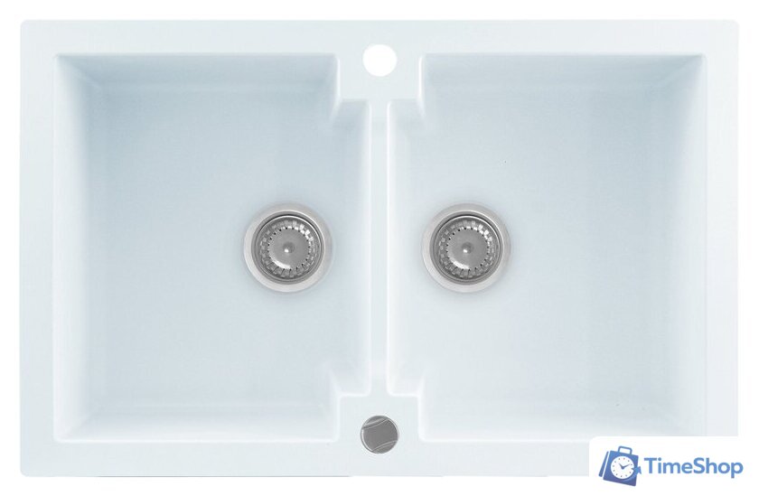 Кухонная мойка Kernau KGS A 80 2B Pure White - Изображение №1 — Интернет-магазин Time-Shop