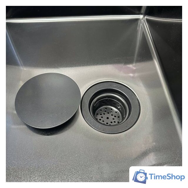 Кухонная мойка Roxen Simple 560220-70B PVD графит (с коландером и дозатором) - Изображение №9 — Интернет-магазин Time-Shop