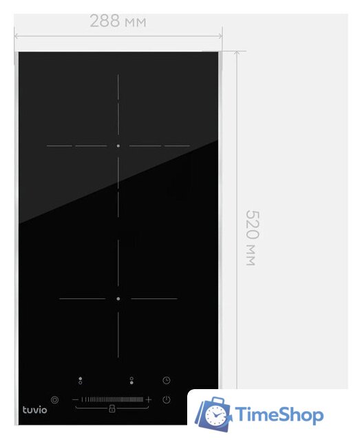 Варочная панель Tuvio HRD82HBB1 - Изображение №9 — Интернет-магазин Time-Shop