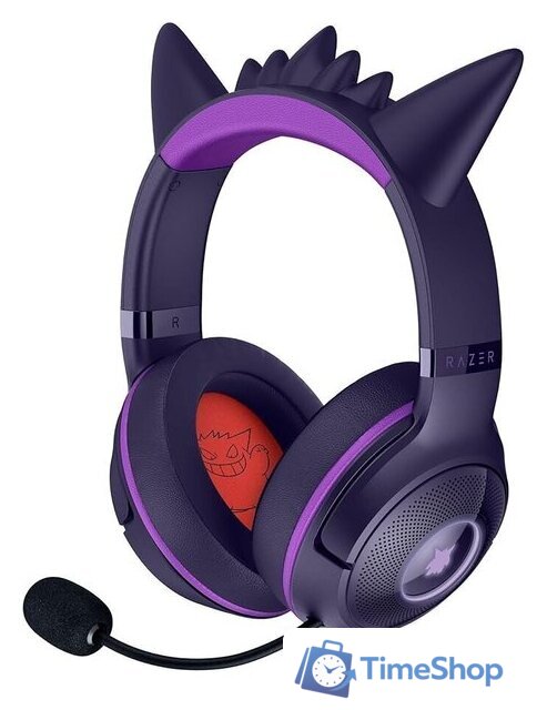 Наушники Razer Kraken Kitty V2 Pokemon Gengar Edition - Изображение №1 — Интернет-магазин Time-Shop