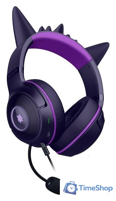 Наушники Razer Kraken Kitty V2 Pokemon Gengar Edition - Изображение №2 — Интернет-магазин Time-Shop