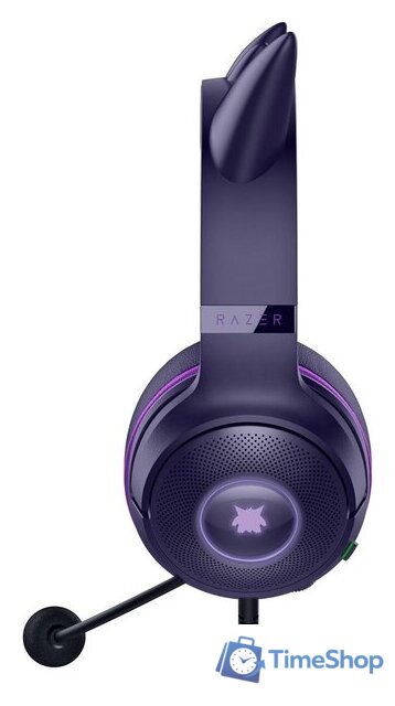 Наушники Razer Kraken Kitty V2 Pokemon Gengar Edition - Изображение №3 — Интернет-магазин Time-Shop