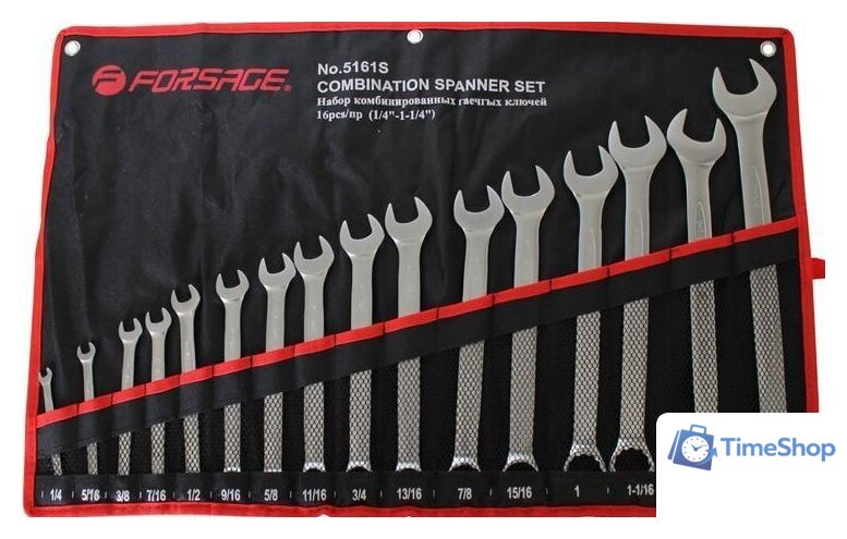 Набор ключей FORSAGE F-5161S (16 предметов) - Изображение №1 — Интернет-магазин Time-Shop