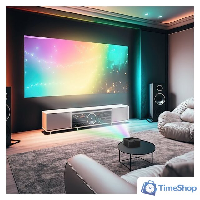 Проектор CACTUS CS-H3.SG + Экран CS-PSRM-180X180-BK - Изображение №8 — Интернет-магазин Time-Shop