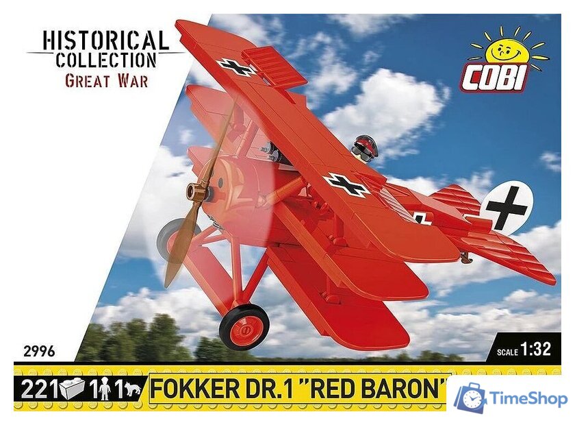 Конструктор Cobi Historical Collection Great War Fokker Dr.1 