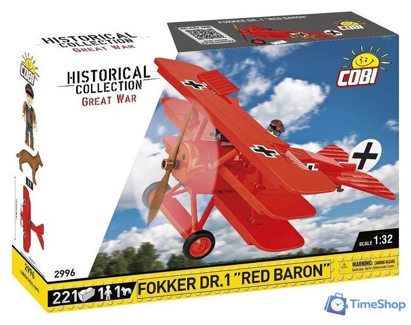 Конструктор Cobi Historical Collection Great War Fokker Dr.1 