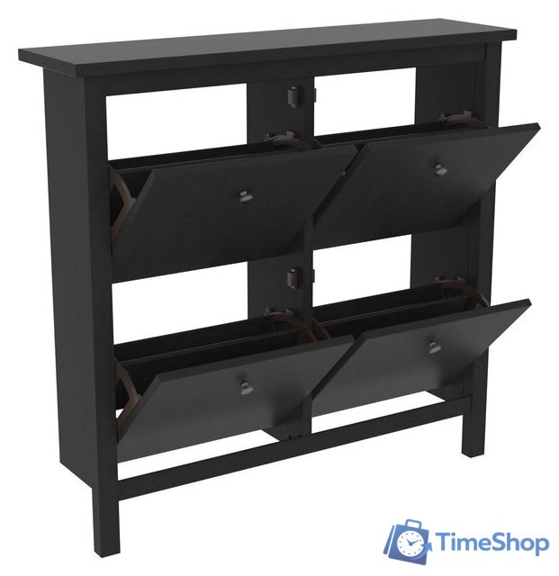 Тумба для обуви ММЦ Кантри 04 (блэк) - Изображение №2 — Интернет-магазин Time-Shop