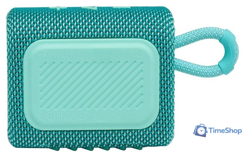 Беспроводная колонка JBL Go 3 (бирюзовый) - Изображение №6 — Интернет-магазин Time-Shop