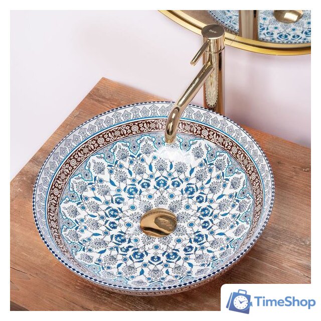 Умывальник Rea Arte (голубой) - Изображение №4 — Интернет-магазин Time-Shop