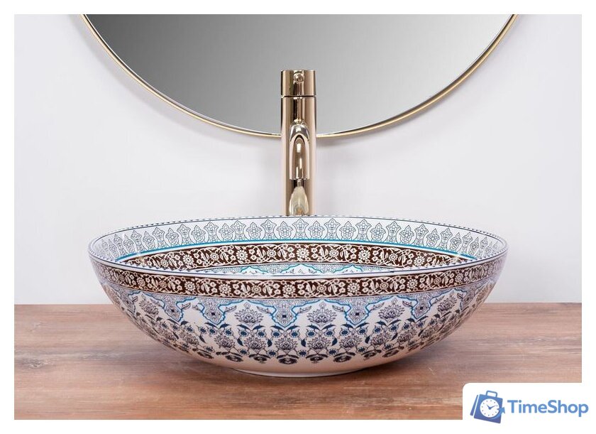 Умывальник Rea Arte (голубой) - Изображение №2 — Интернет-магазин Time-Shop