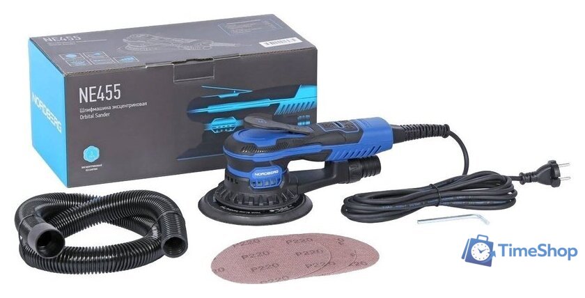 Эксцентриковая шлифмашина Nordberg NE455 - Изображение №8 — Интернет-магазин Time-Shop