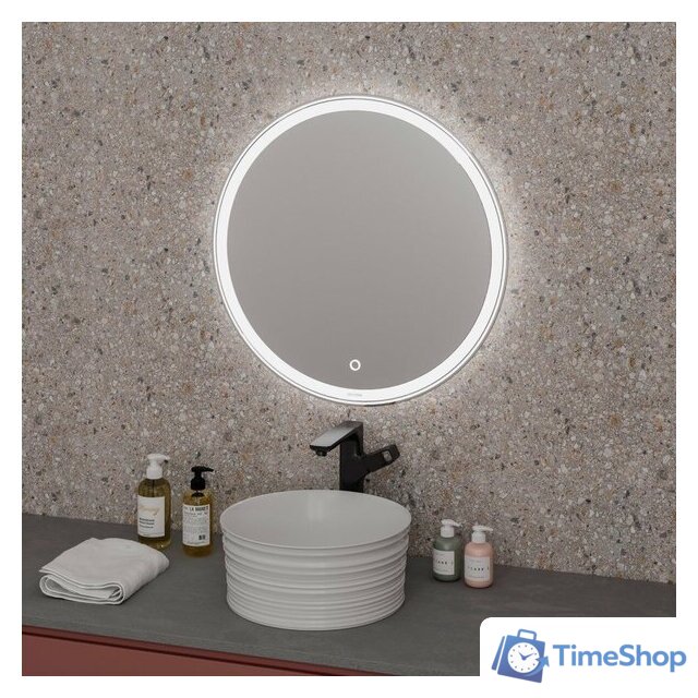  Grossman Зеркало Sento LED 80x80 98080 - Изображение №2 — Интернет-магазин Time-Shop
