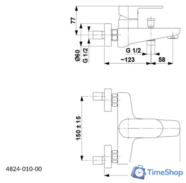 Смеситель KFA Halit 482401000 - Изображение №2 — Интернет-магазин Time-Shop
