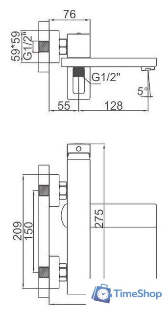 Смеситель Gerhans K13027 - Изображение №3 — Интернет-магазин Time-Shop