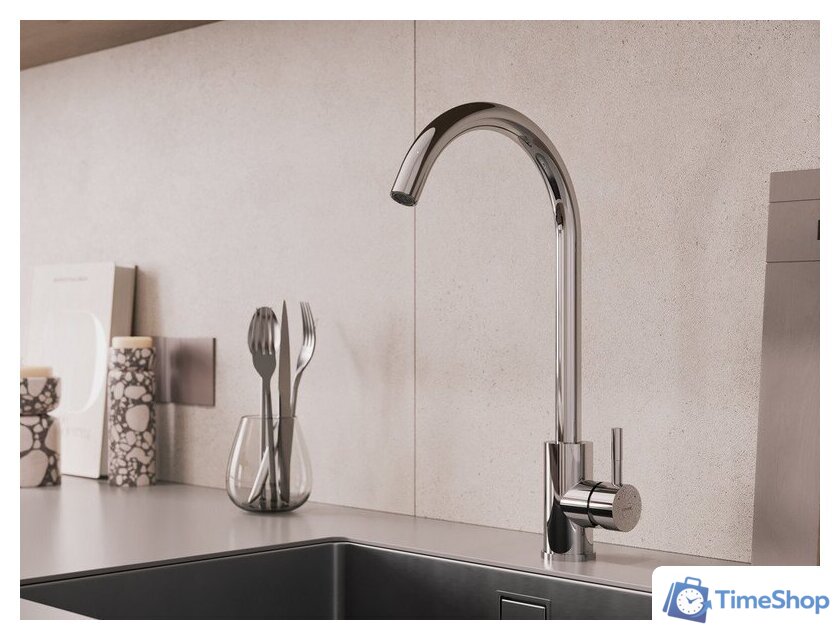 Смеситель Cersanit Cомо однорычажный 68244 (хром) - Изображение №9 — Интернет-магазин Time-Shop