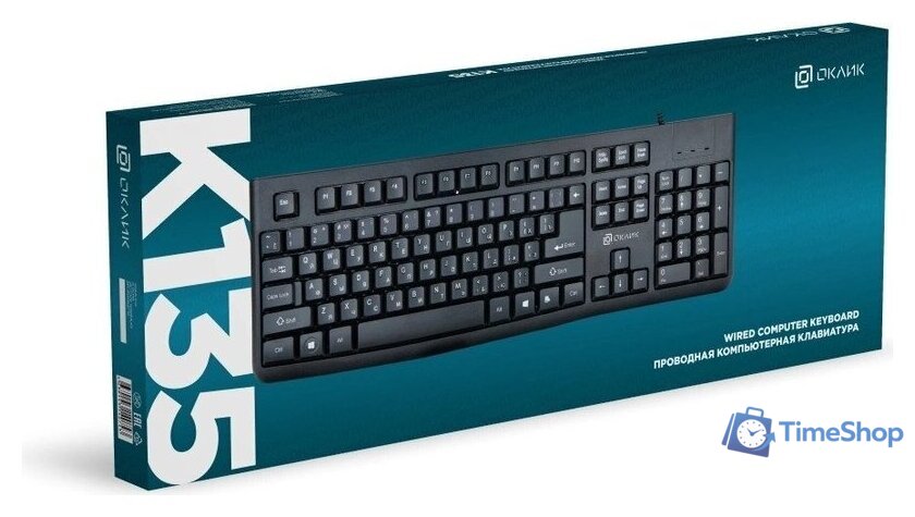 Клавиатура Оклик K135 - Изображение №5 — Интернет-магазин Time-Shop