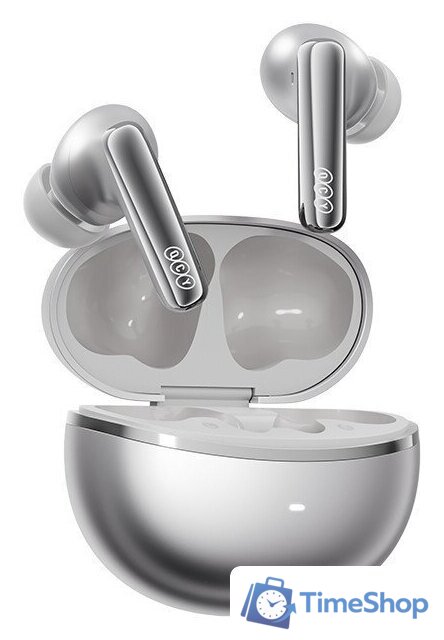 Наушники QCY MeloBuds N70 (серебристый) - Изображение №1 — Интернет-магазин Time-Shop