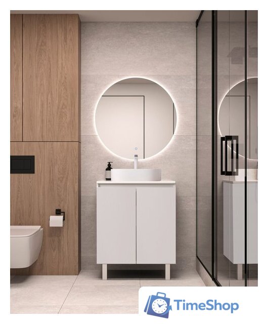  ЗОВ Тумба под умывальник M80LW0LWS-LDSPW (белый) - Изображение №4 — Интернет-магазин Time-Shop