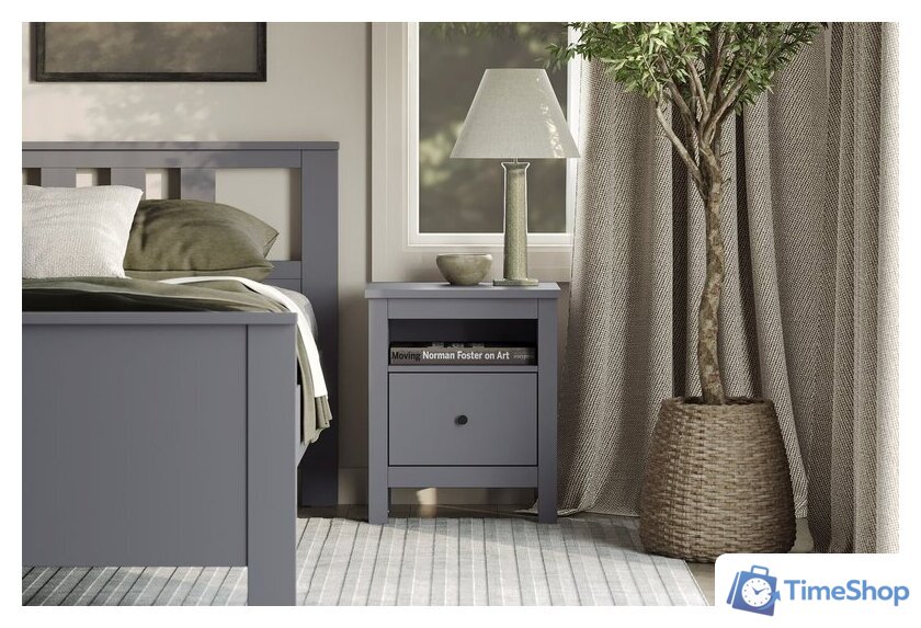 Кровать Mio Tesoro Сага 140x200 2.08.04.060.4 (серый) - Изображение №5 — Интернет-магазин Time-Shop