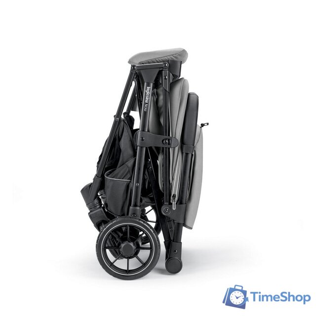 Коляска прогулочная «книга» Inglesina Now (snap grey) - Изображение №3 — Интернет-магазин Time-Shop