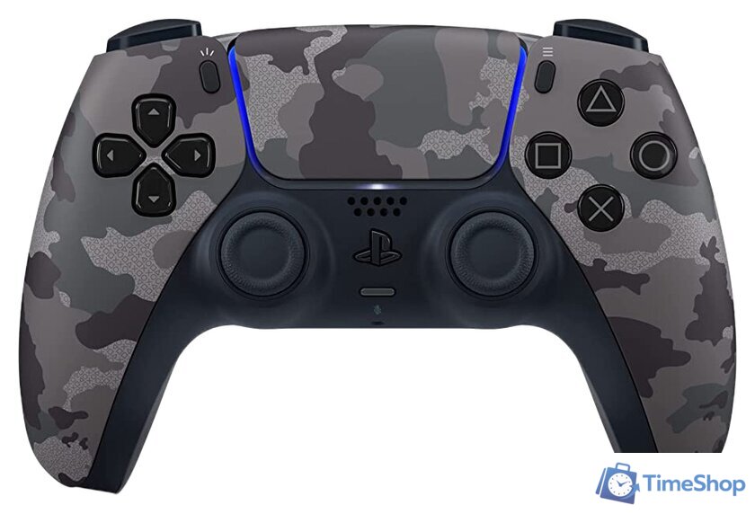 Геймпад Sony DualSense (серый камуфляж) - Изображение №1 — Интернет-магазин Time-Shop