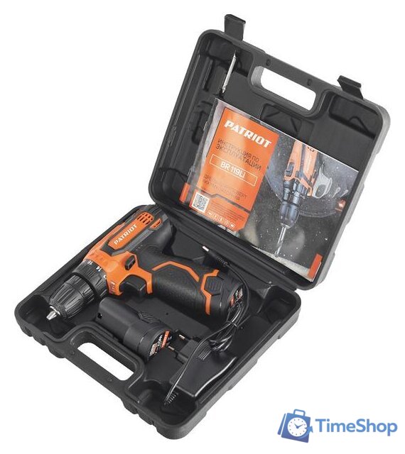 Дрель-шуруповерт Patriot BR 119Li 180301119 - Изображение №9 — Интернет-магазин Time-Shop