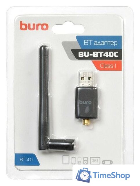 Bluetooth адаптер Buro BU-BT40С - Изображение №3 — Интернет-магазин Time-Shop