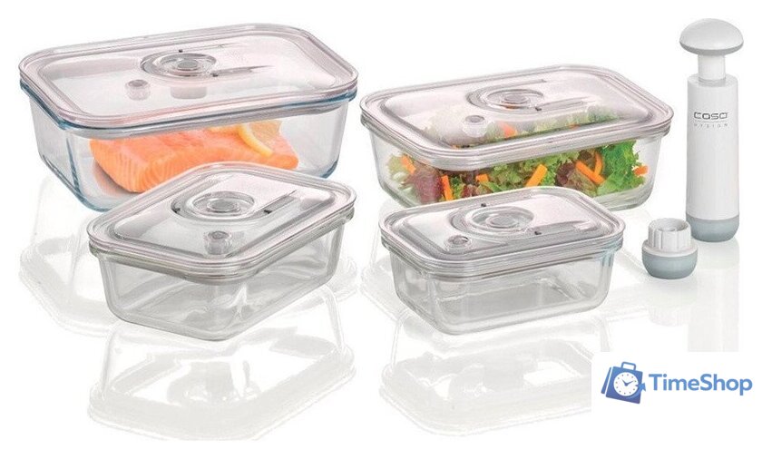 Контейнер вакуумный CASO VacuBoxx E-set - Изображение №2 — Интернет-магазин Time-Shop