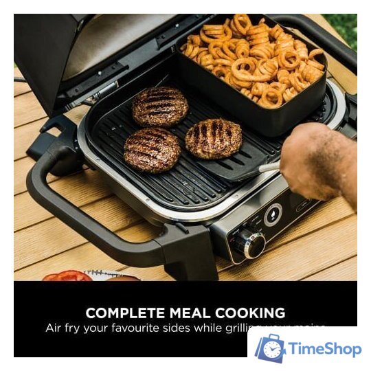 Корзина для жарки Ninja Woodfire Electric BBQ Grill Combo Crisper Basket OG701UK XSKCRISPBTEUK - Изображение №3 — Интернет-магазин Time-Shop