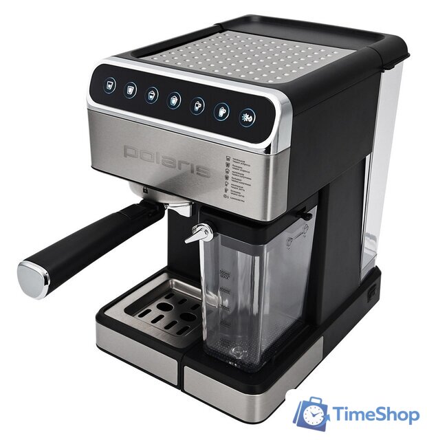 Рожковая кофеварка Polaris PCM 1535E Adore Cappuccino - Изображение №3 — Интернет-магазин Time-Shop