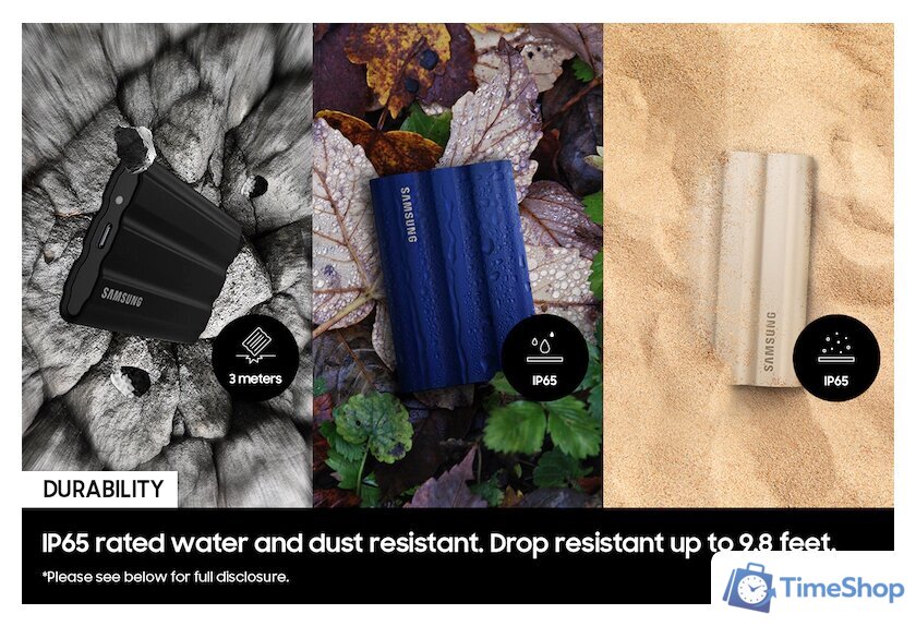 Внешний накопитель Samsung T7 Shield 4TB (черный) - Изображение №7 — Интернет-магазин Time-Shop