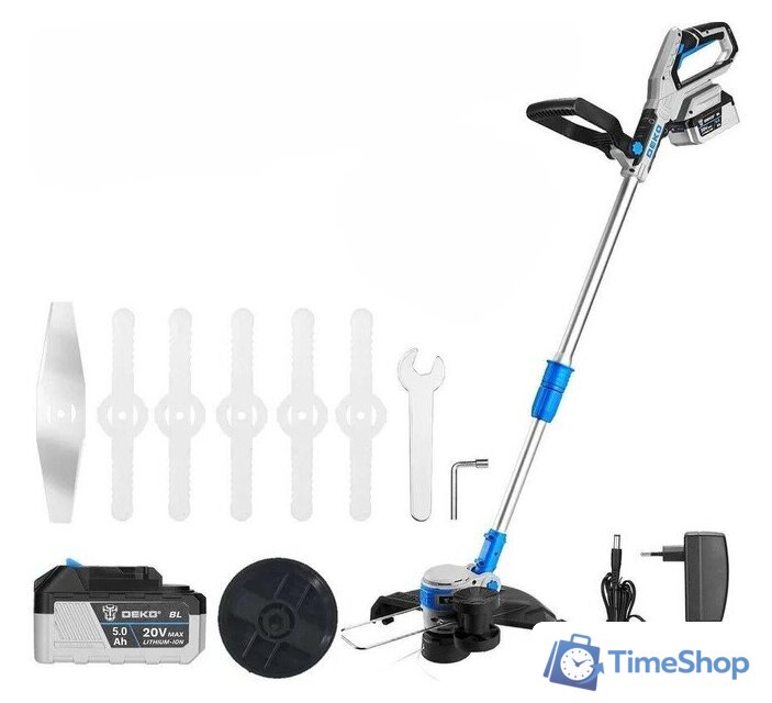 Триммер Deko DKTR20 063-4408-1 (с 2-мя АКБ) - Изображение №1 — Интернет-магазин Time-Shop