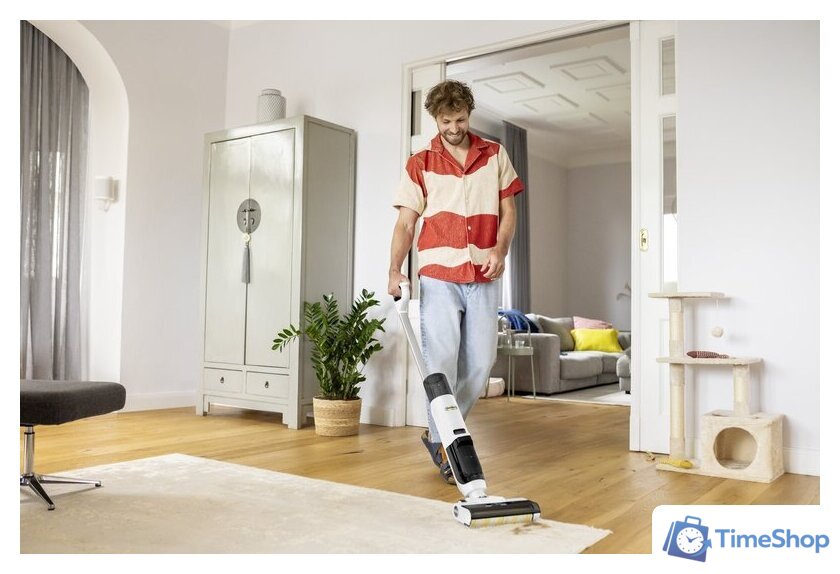 Вертикальный моющий пылесос Karcher FCV 2 Natural N 1.056-101.0 - Изображение №5 — Интернет-магазин Time-Shop