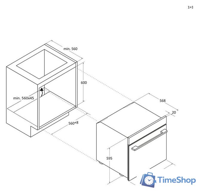 Электрический духовой шкаф Haier ID Series 2 H6 ID2P3T3HTB - Изображение №9 — Интернет-магазин Time-Shop