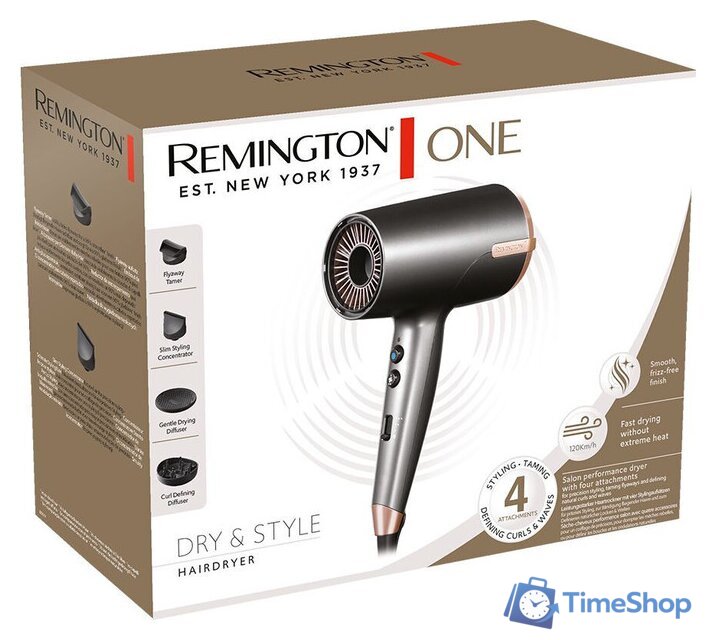 Фен Remington ONE Dry and Style D6077 - Изображение №8 — Интернет-магазин Time-Shop