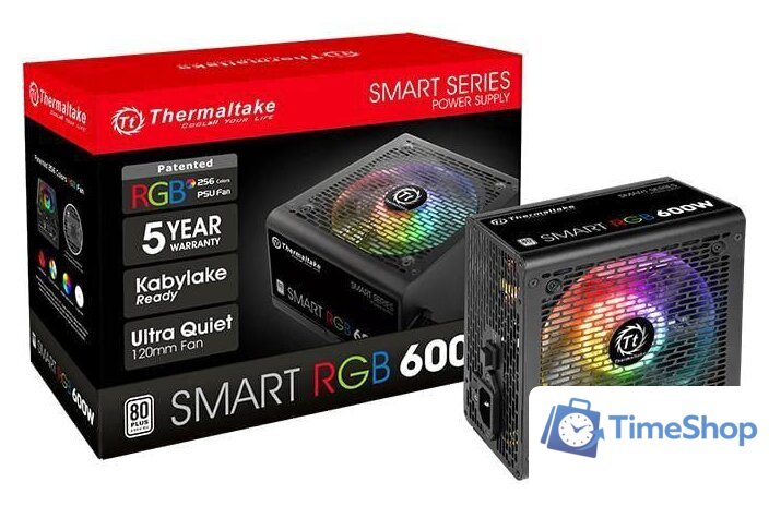Блок питания Thermaltake Smart RGB 600W (230V) SPR-600AH2NK-2 - Изображение №5 — Интернет-магазин Time-Shop