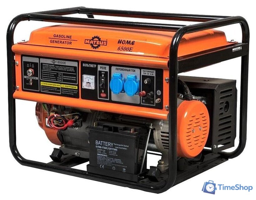 Бензиновый генератор Mateus 6500E - Изображение №1 — Интернет-магазин Time-Shop