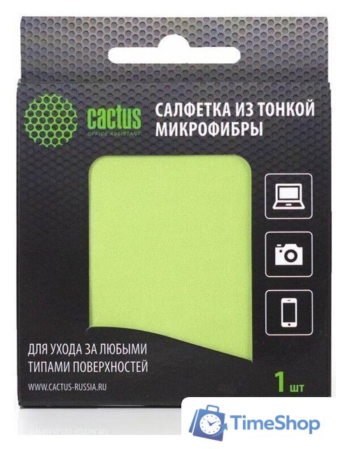 Многоразовая салфетка CACTUS CS-MF01 - Изображение №1 — Интернет-магазин Time-Shop