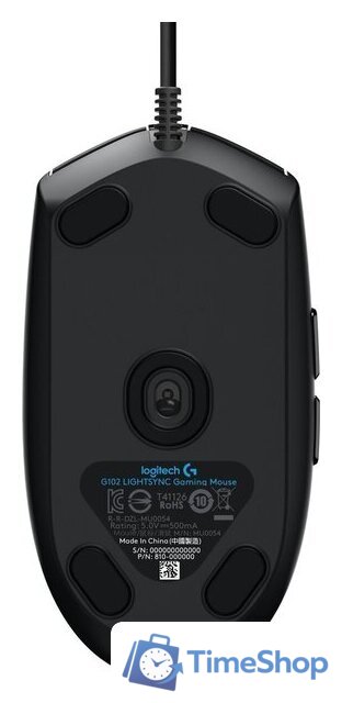 Игровая мышь Logitech G102 Lightsync (черный) - Изображение №5 — Интернет-магазин Time-Shop
