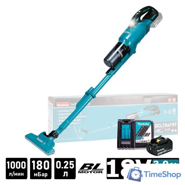 Пылесос Makita DCL286FRF - Изображение №2 — Интернет-магазин Time-Shop