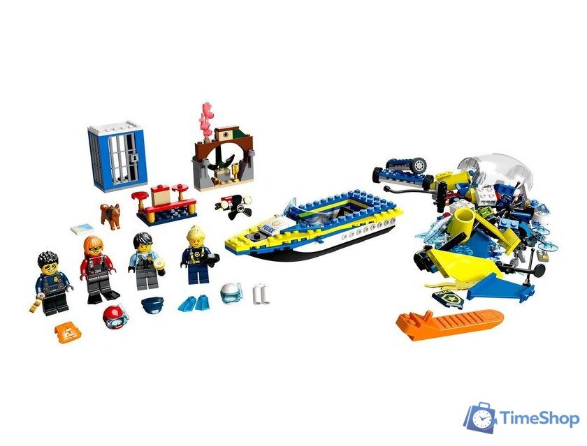 Конструктор LEGO City 60355 Детективные миссии водной полиции - Изображение №2 — Интернет-магазин Time-Shop